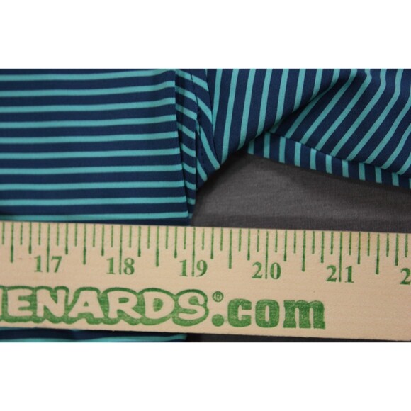 Vineyard Vines Polo Shirt Men Blue Striped On The Go Sankaty Golf OTG  Stretch S - Picture 5 of 10